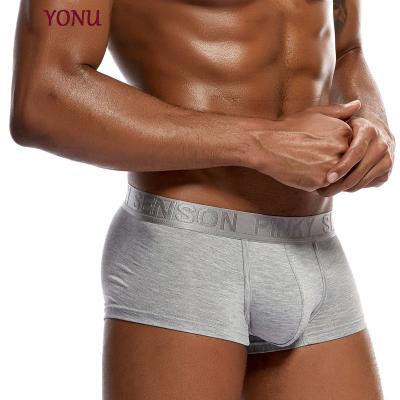 China Low Waist Manufacturers Breathable Briefs Modal Comfortable Breathable Solid Color Design Boxer U Shaped Briefs For Men for sale