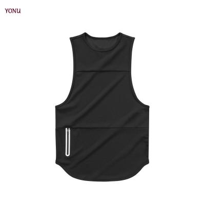 China Factory direct sales summer QUICK-DRY men's sports exercise vest Quick-drying fitness vest bottoming shirt for sale