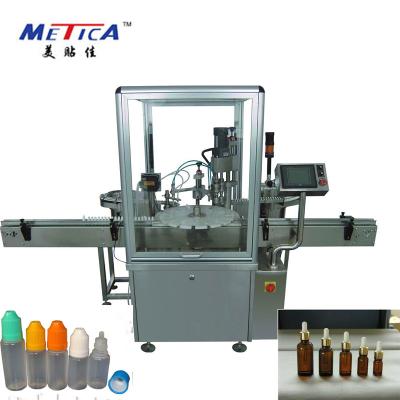 China Food liquid filling capping machine in one and small bottle glass automatic vials filling capping machine for sale