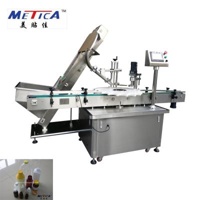 China MTCP-100 Automatic Plastic Food Bottle Capper and Glass Jar Machine Screw Machine Bottle Capper for Jar for sale