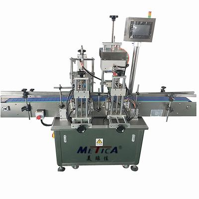 China New Design Automatic Food Perfume Lotion Sprayer Bottle Linear Capping Machine For Screw Cap for sale