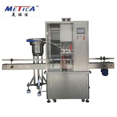 China Automatic Linear Food Capper and Capping Machine for Screw Cap and Press Cap Machine Maker for sale