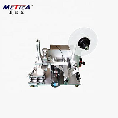 China Food Shanghai Maker MT-50A Bottle Top Surface Manual Flat Labeling Machine Economic Price for sale