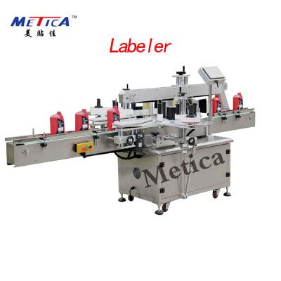 China High Speed ​​Automatic Food Factory Price Double Sides And Front Back Labeling Machine Adhesive Sticker Labeler For Detergent for sale