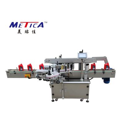 China MT-3510 Food Automatic Double Sides Sticker Labeling Machine for Round and Square Bottle for sale