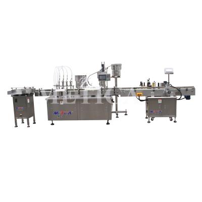 China Filling capping machine and 500ml filling capping line packaging machine PLC automatic syrup labeling machine factory price for sale