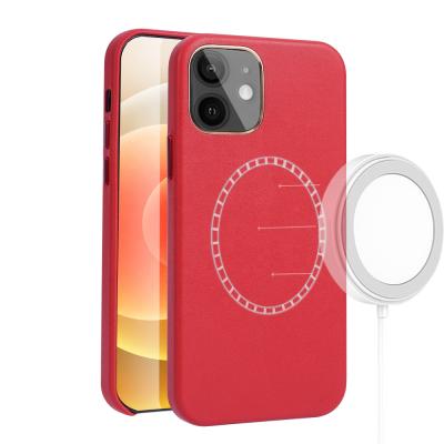 China Magnetic Mobile Phone Case New Design Magnetic Cell Phone Cover For Iphone 12,12pro PU Case for sale