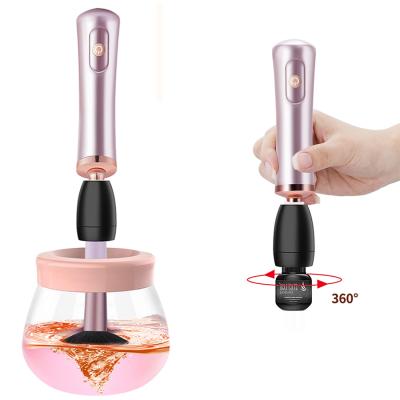 China Quick Brush Cleaner Automatic Spinner Machine Electric Brush Cleaner Makeup Brush Cleaner and Dryer for sale