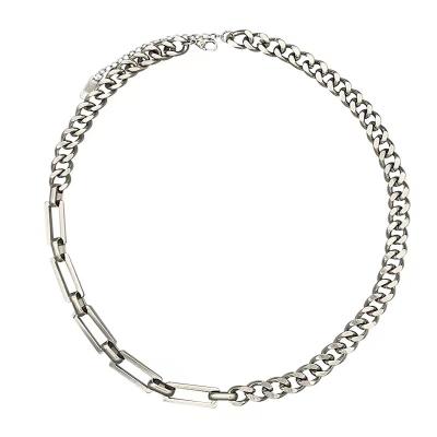 China High quality stainless steel chain simple design unisex cuban necklace for men for sale