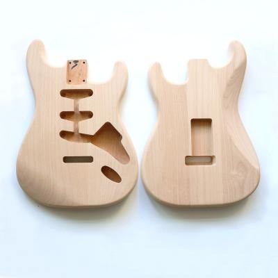 China Wholesale Unfinished 3-4 Pieces Alder Alder St Guitar Wood Body For Raw Diy SSS Guitar Kits No Paint for sale