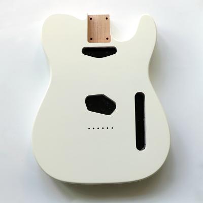 China Wholesale DIY Electric Guitar Standard Body Vintage White Alder TL Nitro Satin Finished For Custom Handmade Guitars for sale