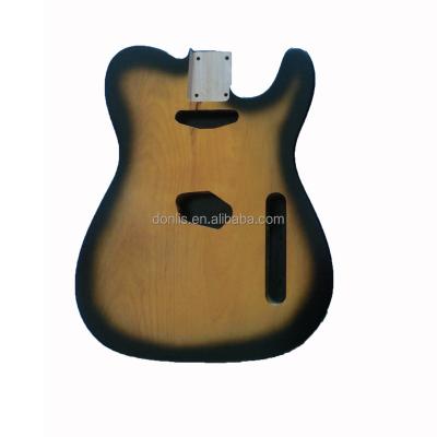 China TL Style Guitar Body Tobacco Finish Nitro Burst 2 Piece Alder TL Guitar Body For Stringed Musical Instrument Parts Replacement for sale