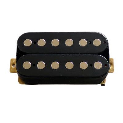 China Big GUITAR 6.3mm Piece Humbucker Guitar Pickup Pole With Ceramic Magnet Bar In Black Zebra Colors for sale