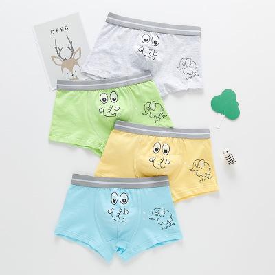 China Factory Direct Hotsale Fashional 1-10 Years Cotton Boy Cute Printing Pure Underwear Antibacterial Children for sale