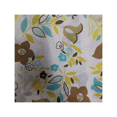 China Moisture-absorbing latest products stylish clothing pure cotton printed fabric material floral cotton for sale