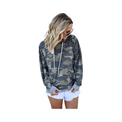 China NEW Autumn Winter Women's Long Sleeve Hoodies Lady's Breathable Sweatshirt Camouflage Hoody Women's Sports Pullovers Shirts Plus Size for sale