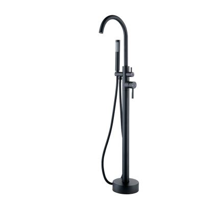 China Floor Standing Bathroom Faucets Popular Luxury Bath Style Floor Standing Bathtub Faucet for sale