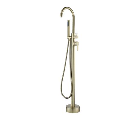 China With Sliding Bar Customized Hot Sale Floor Support Standing Bathtub Faucet To Shower Full For Bathroom for sale