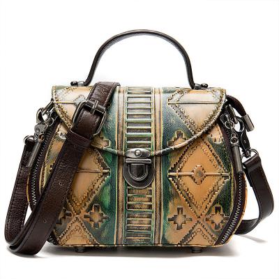 China Water Resistant Wholesale newly designed fashion ethnic small round bag, practical, multi-use back, travel, shopping, vacation for sale