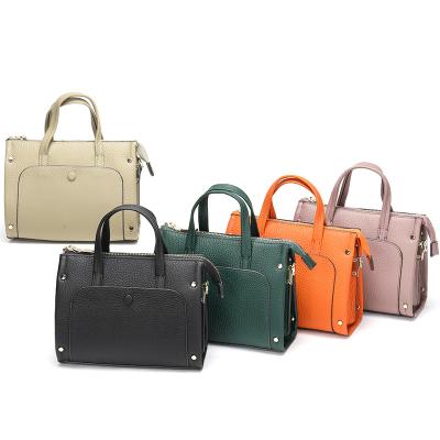 China Waterproof New Ladies Office Genuine Leather Handbags 2023 New Style Handbag Top Grade Designer Bags Handbags for sale