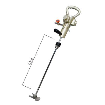 China Various Speed ​​S001 Aluminum Alloy Liquid Hand Mixer Available Manual Mixer Pneumatic Paint Glue Dye Agitator Agitator for sale