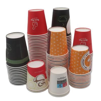 China Recyclable Chinese High Quality 100% Biodegradable Disposable PLA Coated Coffee Paper Cup for sale