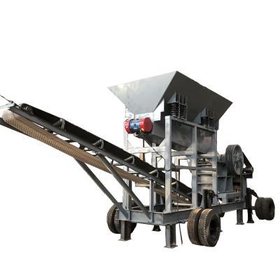 China Stone Crushing Most Popular Design 400*600 Mobile Crushing Plant , Mobile Crusher for sale