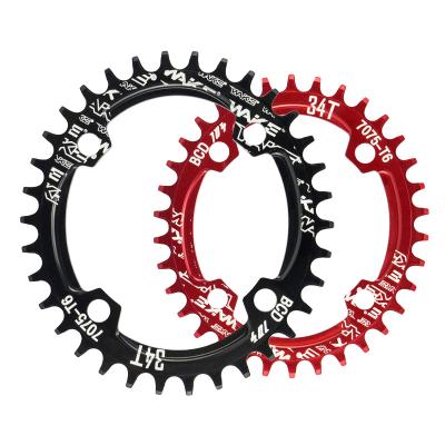 China 104BCD single chainring oval 32T 34T 36T 38T Single chainring wide narrow for BCD single chainring 104mm of WAKE 8/9/10/11-Speed for sale