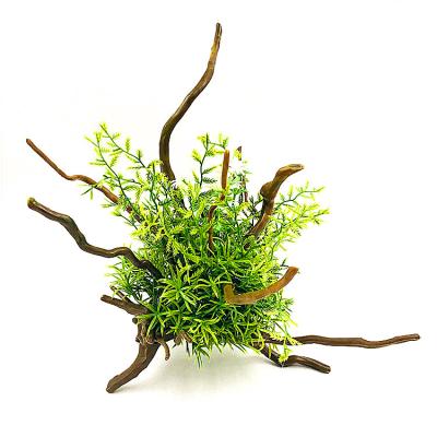 China Viable Ornament Mini Bonsai Tree, Artificial Aquarium Bonsai for sale