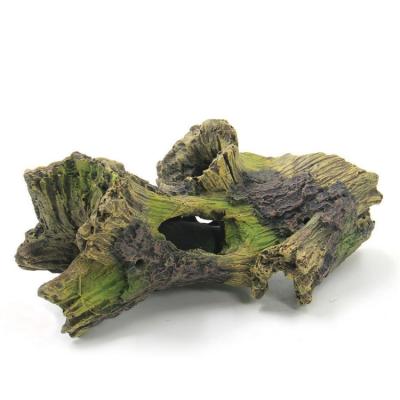 China Aquarium Viable Resin Decorative Aquarium Tree Log for sale