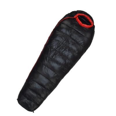 China Portable/Warm/Soft/Comfortable Egg Type Super Warm Outdoor Waterproof Duck Down Filling Sleeping Bag Sleeping Bag For Camping/Hiking/Picnic/Travel for sale