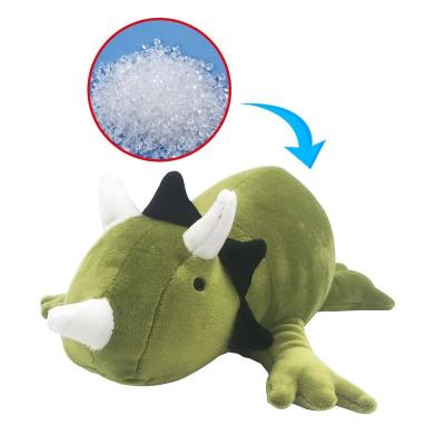 China Cute/Warm/Soft/Plush Microwavable/Weighing Dinosaur Toys Soft Weighed Triceratops Dino Stuffed Animal Plush Toys Stuffed Animal Toys For Relaxation for sale