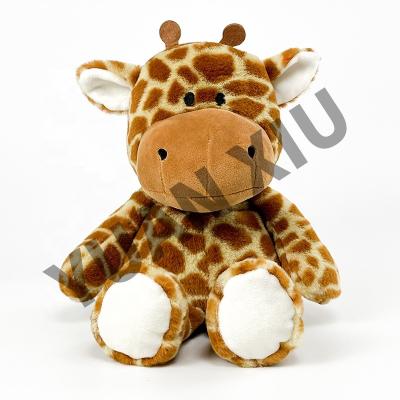 China Low MOQ Cute Giraffe Cute Cozy Cute/Warm/Soft/Microwavable Soft Stuffed Plush Microwavable Toys For Gifts for sale