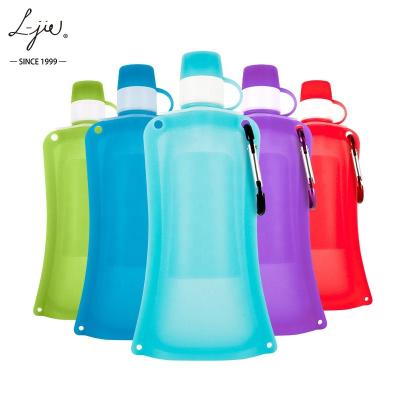 China Viable Hot Selling Sports Silicone Collapsible Water Bottle for sale