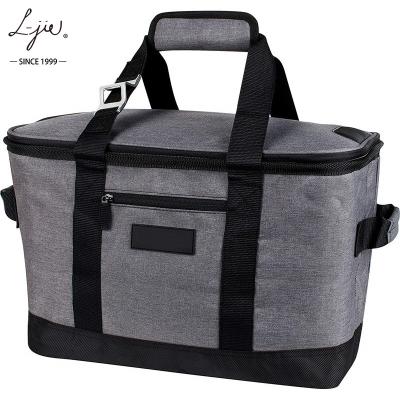 China SnapBasket Made Smart Waterproof 30 Can Soft-Sided Collapsible Cooler: 20 Liter Insulated Tote Bag with Shoulder Strap Portable Cooler Bag for sale