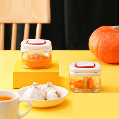 China Manual Garlic Chopper Manual Pull Chopper Selling Kitchen Accessories Viable Universal Home Use for sale