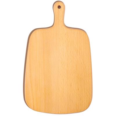 China Unique Viable Beech Wood Different Shape Design Wooden Chopping Boards Bread Chopper Cutting Plates for sale