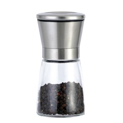 China Freshness Preservation Premium Stainless Steel Pepper Mill Grinder Salt And Pepper Crusher for sale