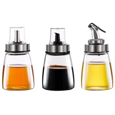 China 2021 Viable Small Soy Sauce Vinegar Olive Oil Glass Storage Seasoning Bottle For Kitchen for sale