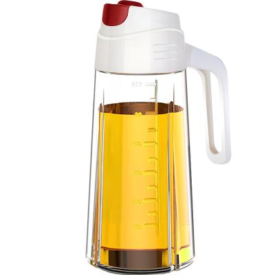 China Freshness Preservation Automatic Switch and Leak-proof Large Volume Pot of Barbecue Glass Oil Bottle Oil for sale