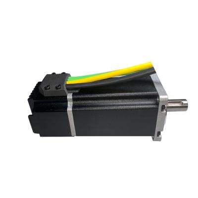 China china drip proof 200w 3000rpm 0.64Nm 48Vdc manufacturer integrated low voltage servo motor with brake for AGV for sale