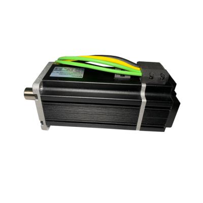 China 750w CANopen 3000rpm drip proof servo motor + high precision absolute value encoder + 16-80VDC driver for sale