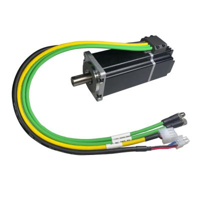 China PMM6020B-CANopen 200w 3000rpm 60mm drip-proof permanent magnet low voltage DC synchronous brushless integrated servo motor for AGV for sale