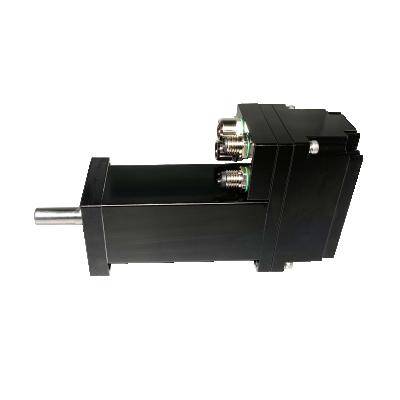 China 100W Drip Proof 40mm 3000rpm Integrated Servo Motor Low Voltage Servo Motor With Driver Kit For AGV Car for sale