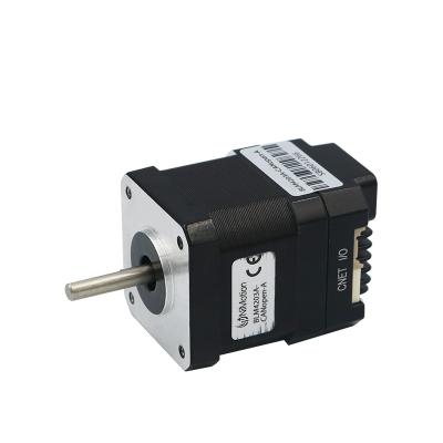 China Nema17 50W 24V drip proof intelligent closed loop bldc CANopen motor with controller and encoder for sale