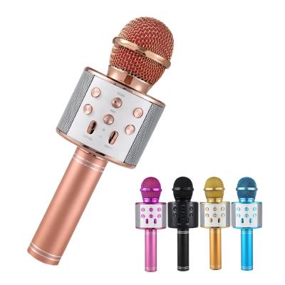 China Handheld Microphone ws858 Q7 Q9 WS1816 669 668 3-in-1 MIC Portable Wireless Karaoke Handheld Speaker with Wireless Microphone for Home Party KTV for sale