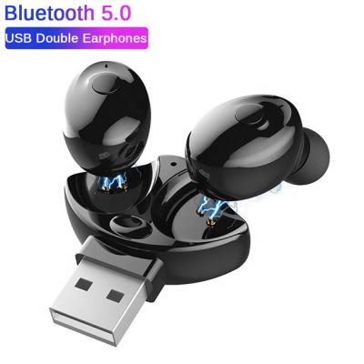 China New XG17 TWS 5.0 Mini Stereo Noise Earphone 120hours Standby Time Perfect Wireless USB Headphones Canceling Headset for sale