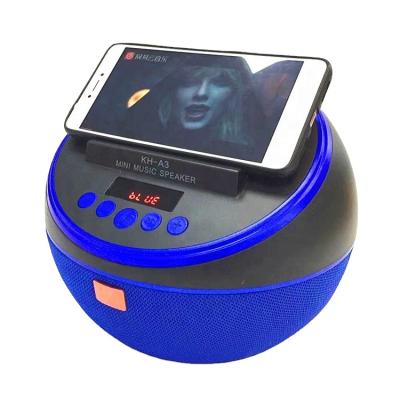 China Phone Mini High Function KH-A3 Speaker BT Subwoofer,Wireless Sound Box Cloth BT Speaker with Stand and AI for sale