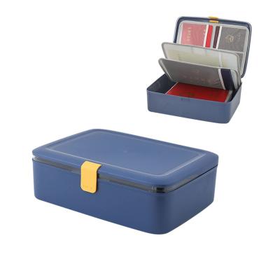 China Large Capacity Household File Storage Box Magnetic Closing 37.2*27.6*12.3cm for sale