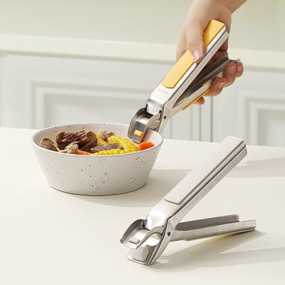 Chine Anti-échauffement porte-gobelets en acier inoxydable Cuisine Plate chaude Gripper Clips pour déplacer avec de la nourriture hors de la casserole instantanée à vendre